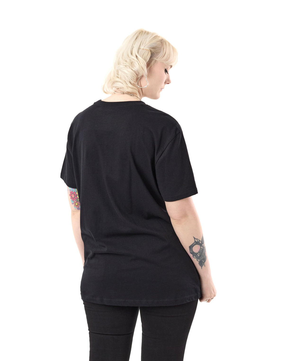 Hot Stuff Short Sleeved T-Shirt | Unisex Black | Official Merch