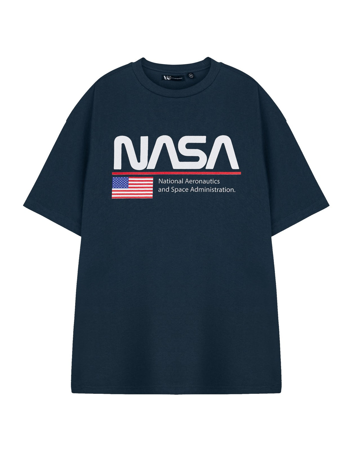 NASA Short Sleeved T-Shirt | Unisex Navy | Official Merch