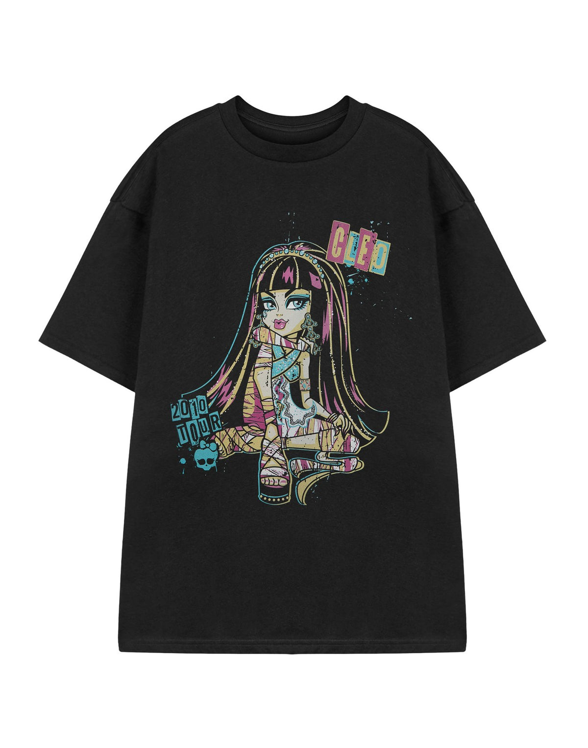 Monster High Short Sleeved T-Shirt | Womens Black | Official Merch