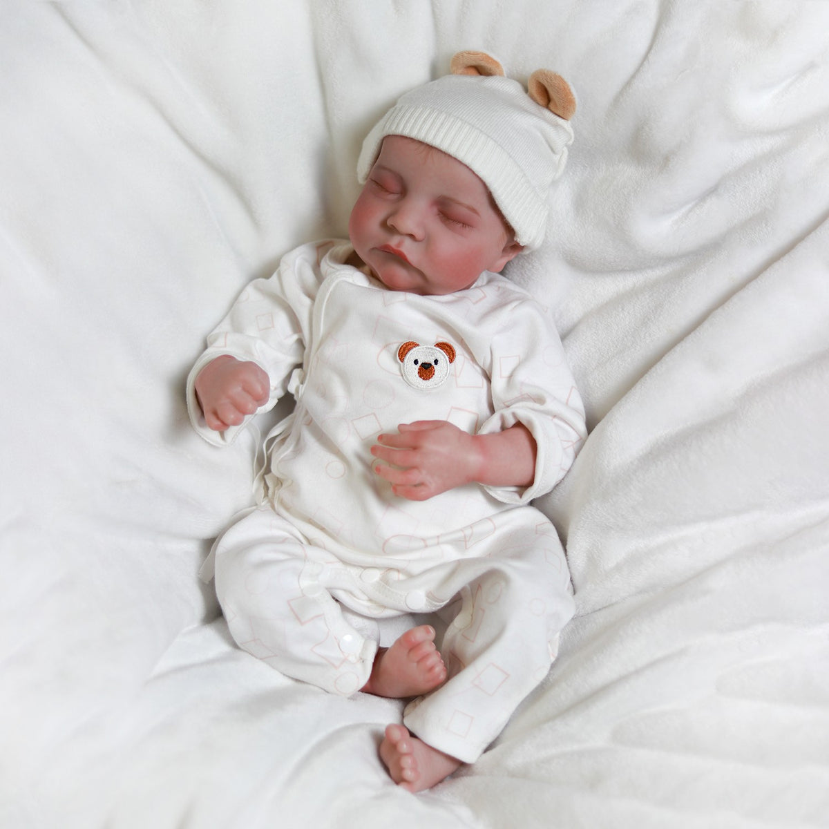 Real Life Reborn Dolls Realistic Newborn Baby Girl Vinyl Silicone Handmade Doll