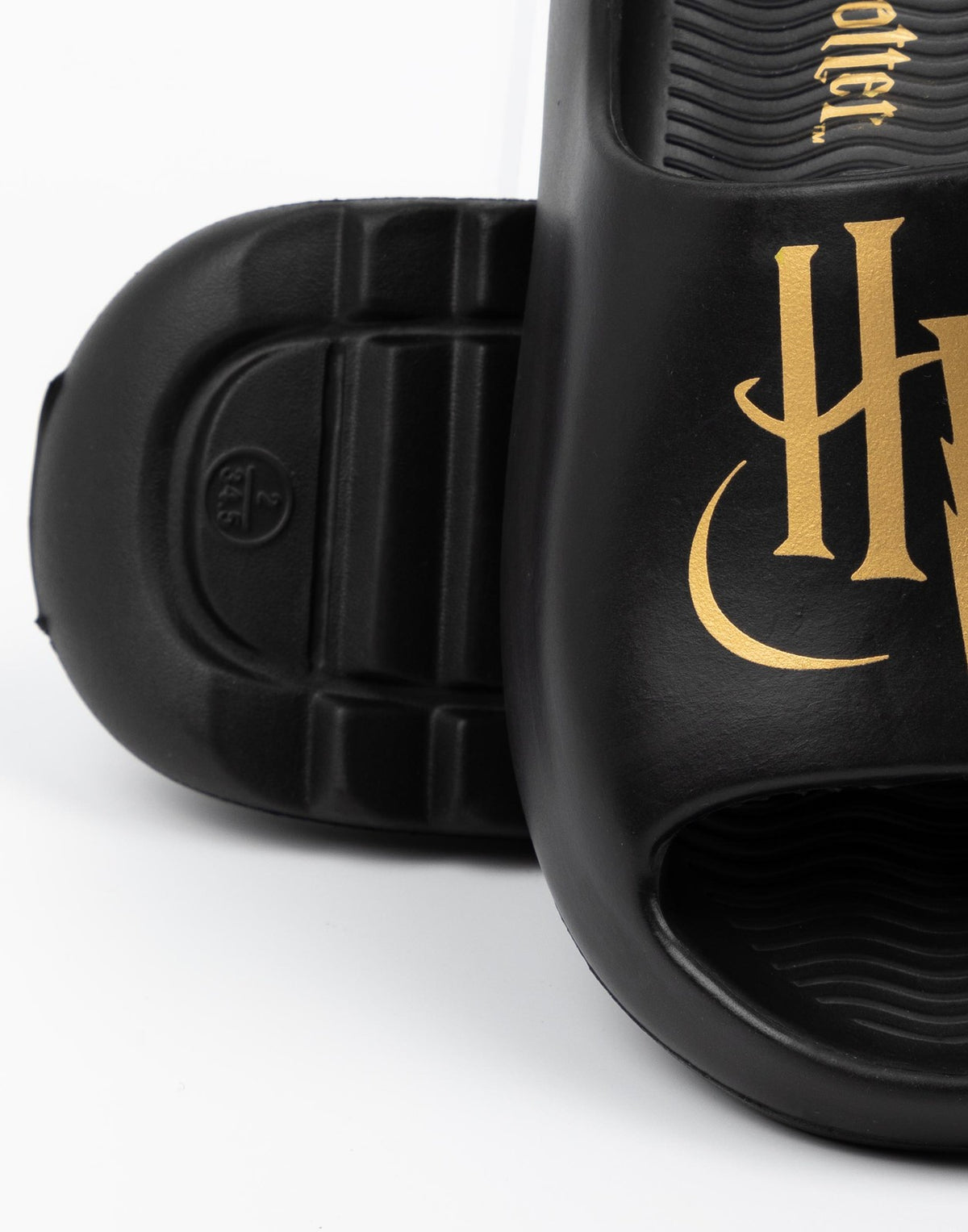 Harry Potter Sliders | Girls Black | Official Merch