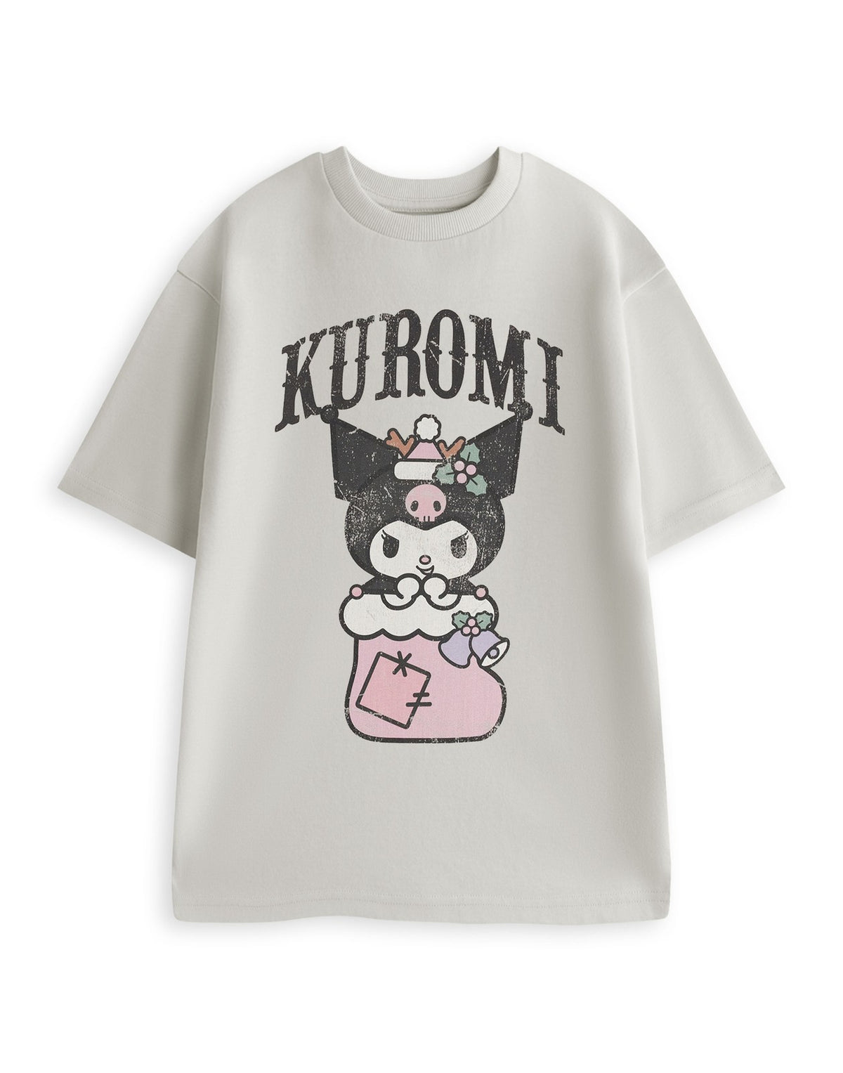 Hello Kitty & Friends Short Sleeved T-Shirt | Womens Light Grey | Official Merch