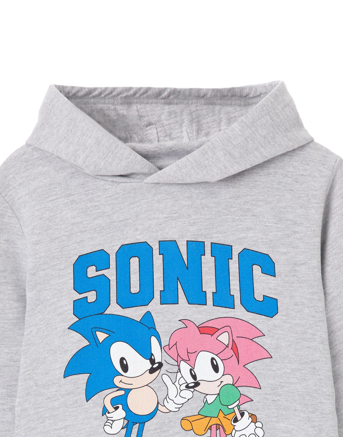 Sonic the Hedgehog Hoodie | Girls Grey Marl | Official Merch