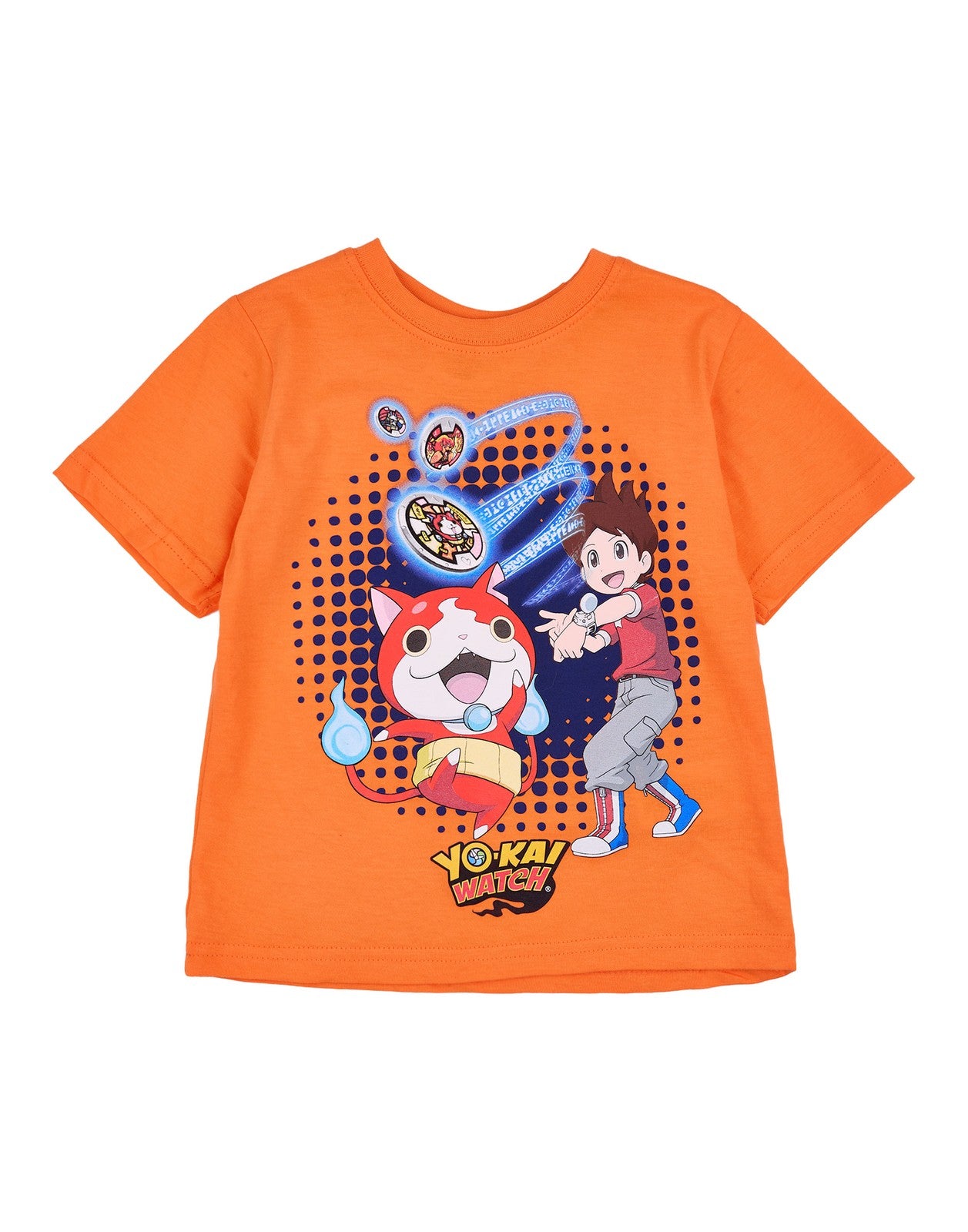 Yo Kai Watch Short Sleeve Short Leg Pyjama Set | Boys Orange | Official Merch