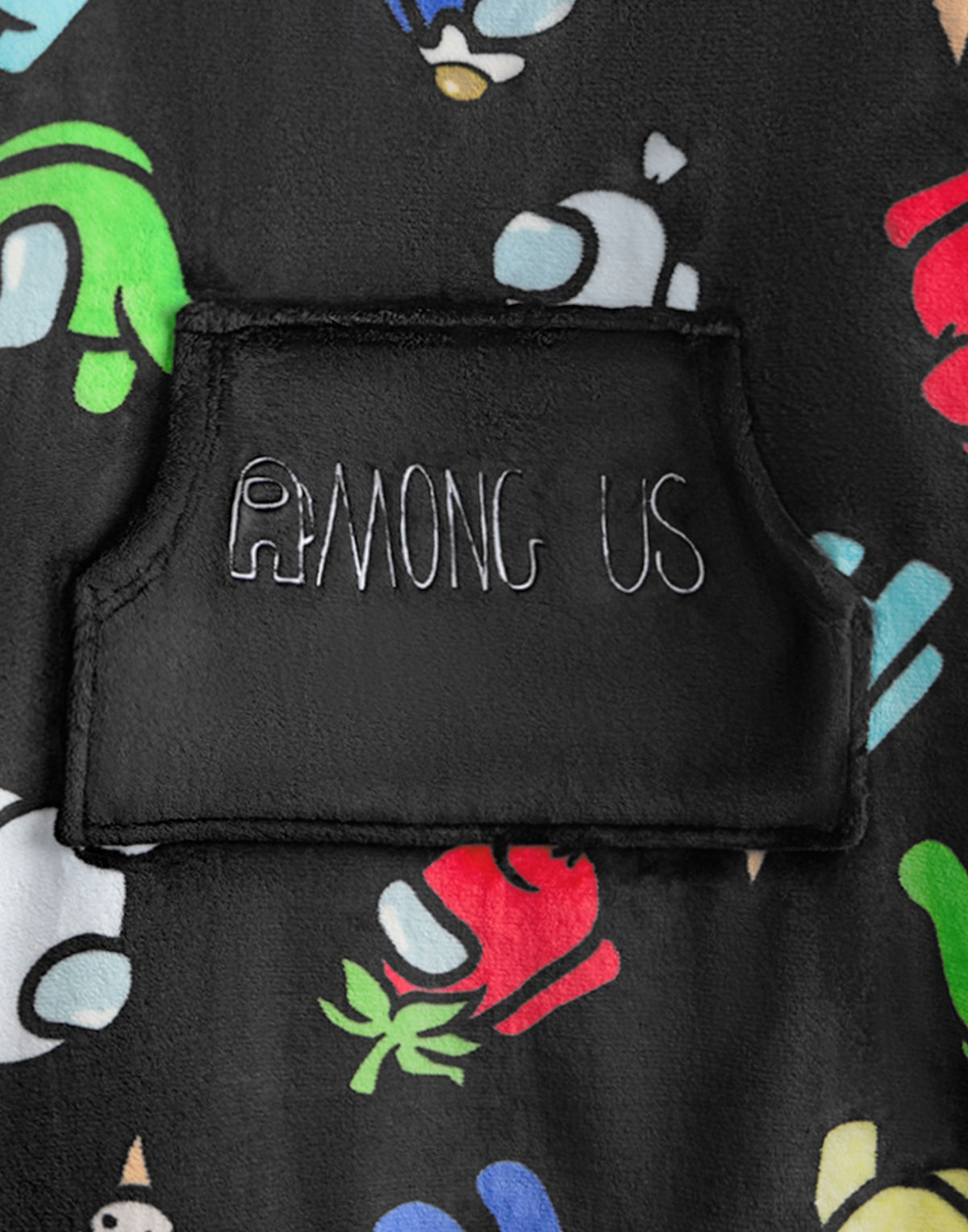 Among Us Blanket Hoodie | Boys Multicolured | Official Merch
