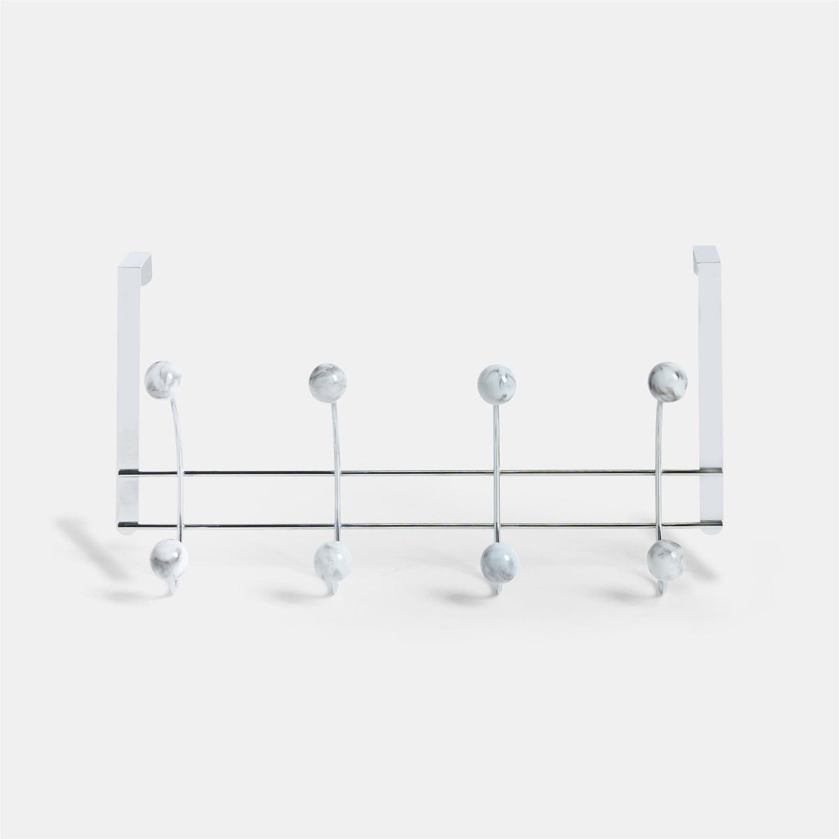OHS Marble Over-the-Door Hook Hanger Heavy Duty Coats Towel Rack