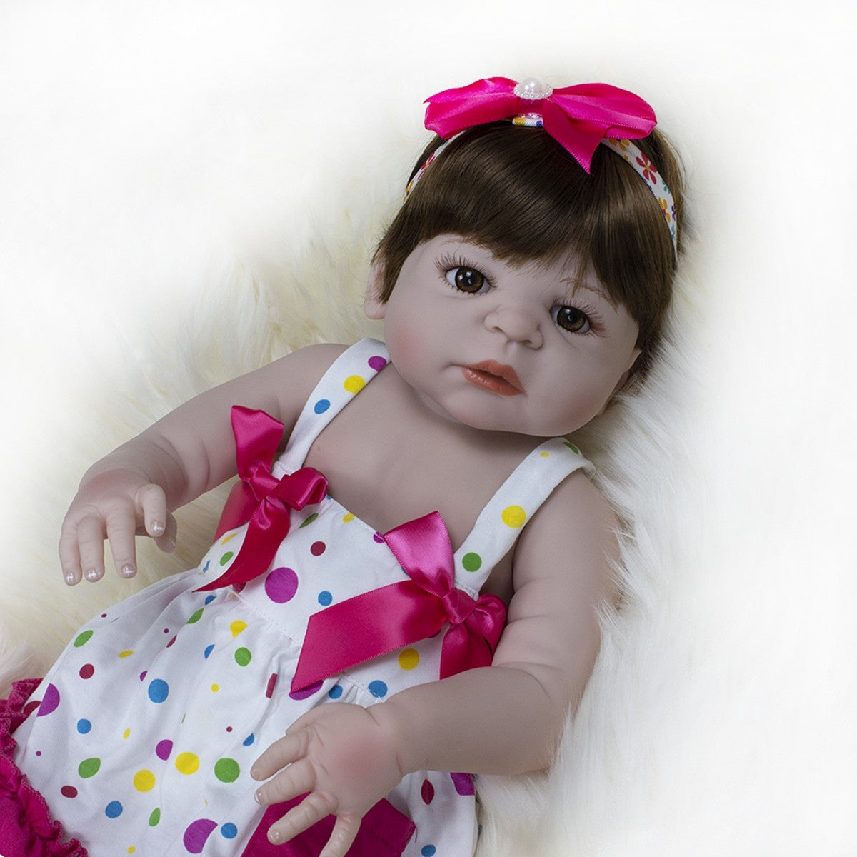 22'' Realistic Twins Reborn Baby Dolls Full Body Vinyl Silicone Boy Girl Gift UK