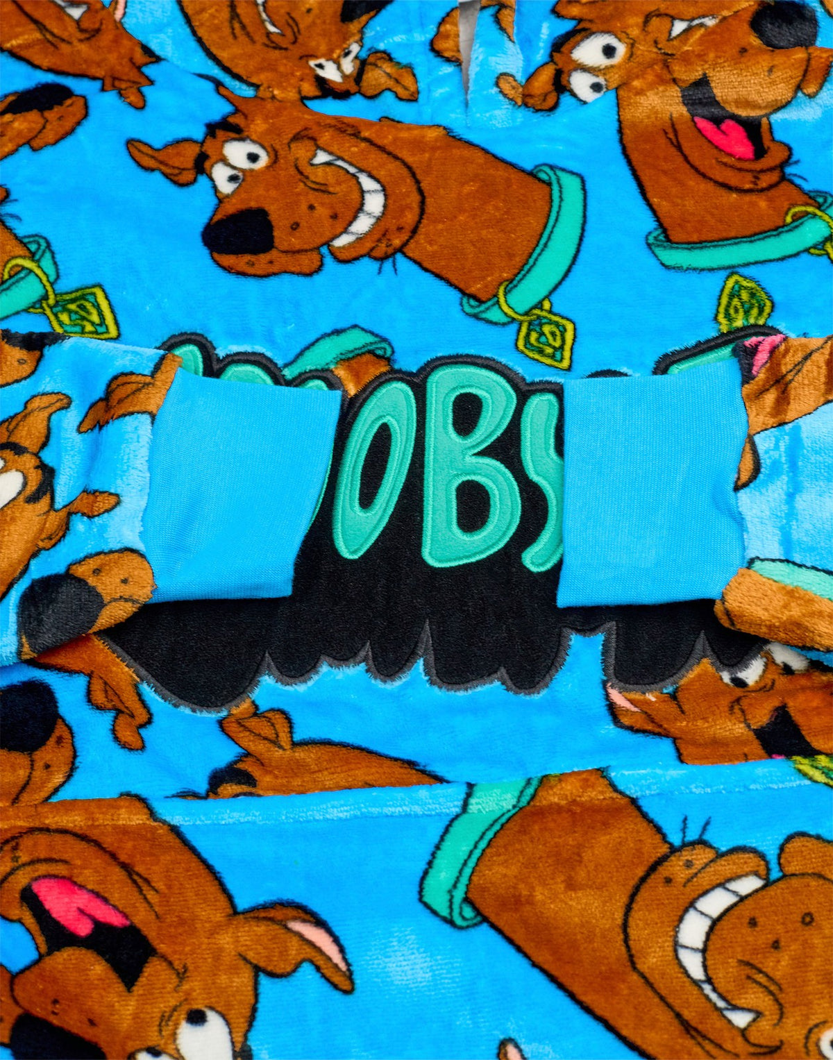 Scooby Doo Blanket Hoodie | Mens Blue | Official Merch
