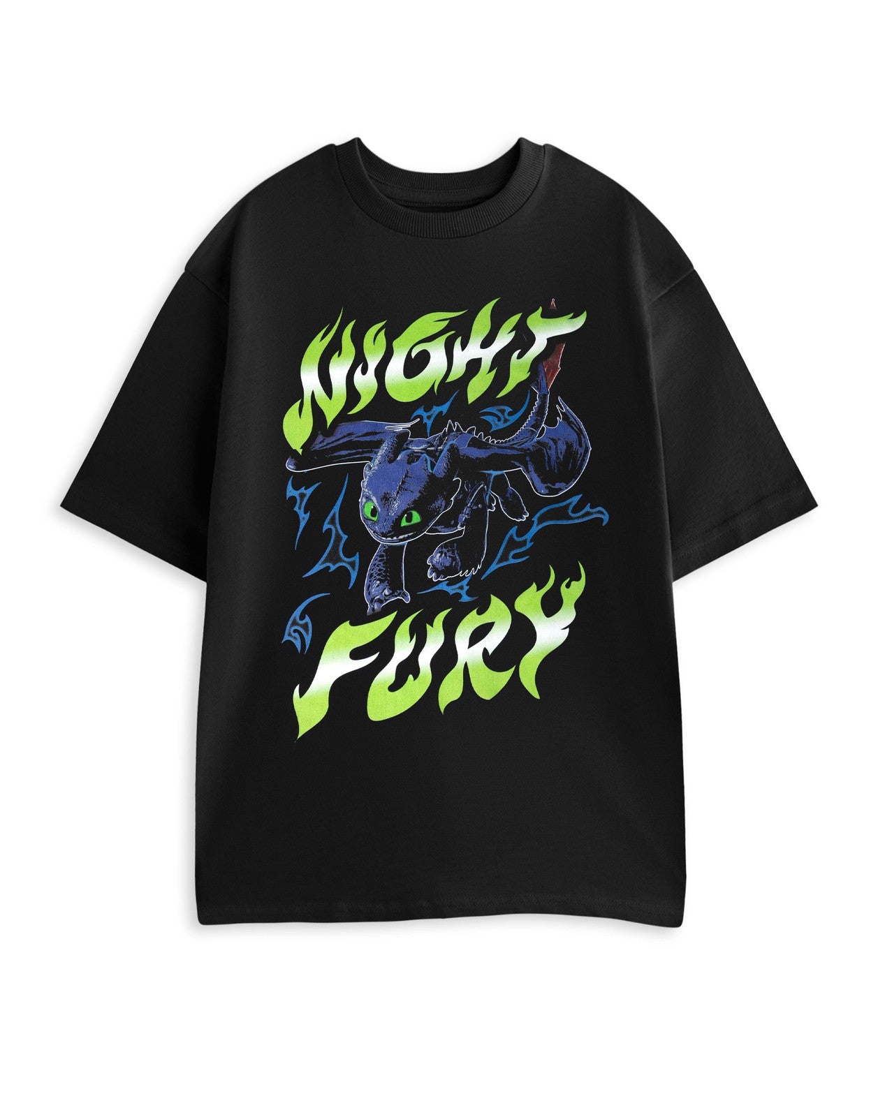 How to Train Your Dragon Short Sleeved T-Shirt | Mens Black | Official Merch