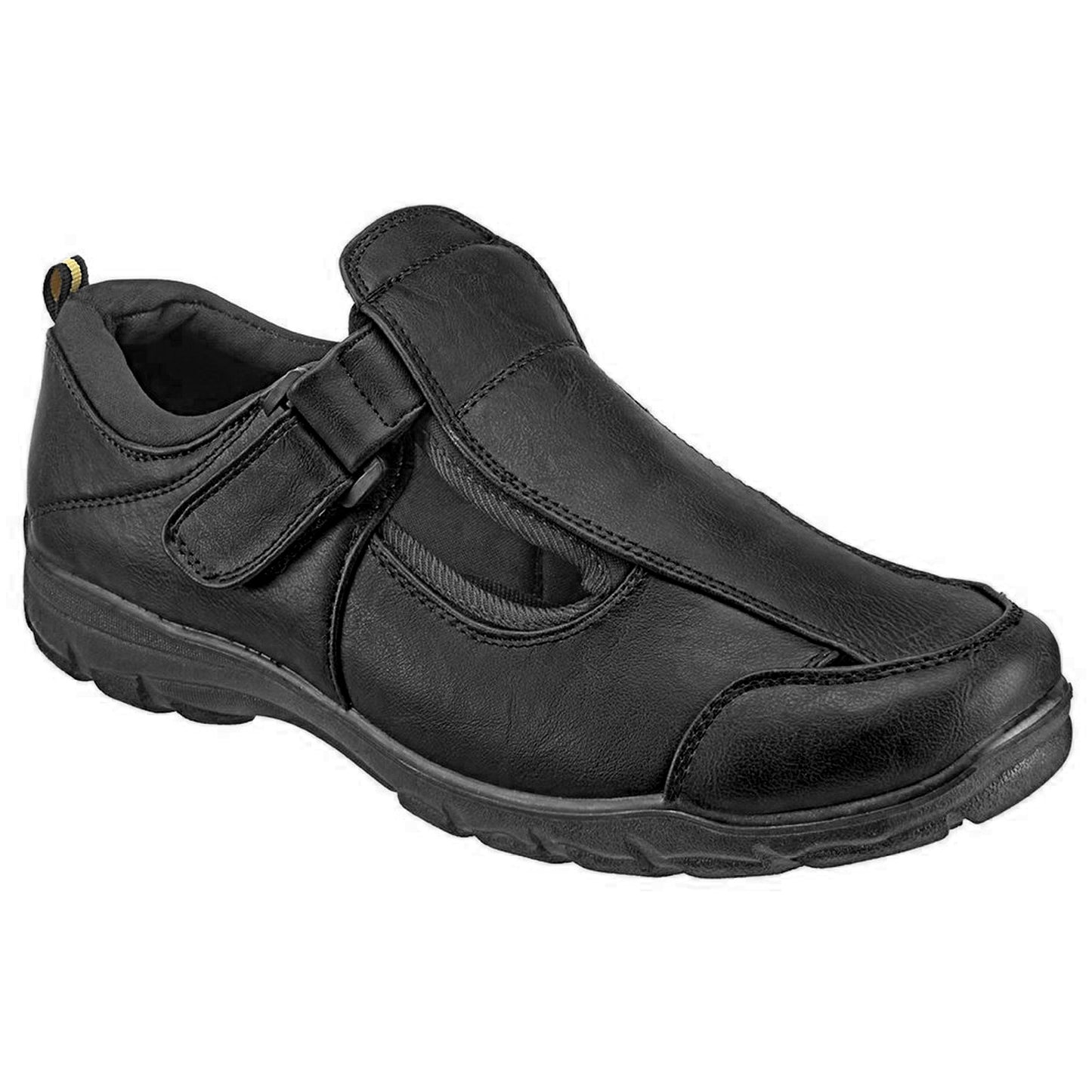 DR KELLER MENS WIDE FIT SANDALS LIGHTWEIGHT SUMMER CLOSED TOE CASUAL SMART SHOES