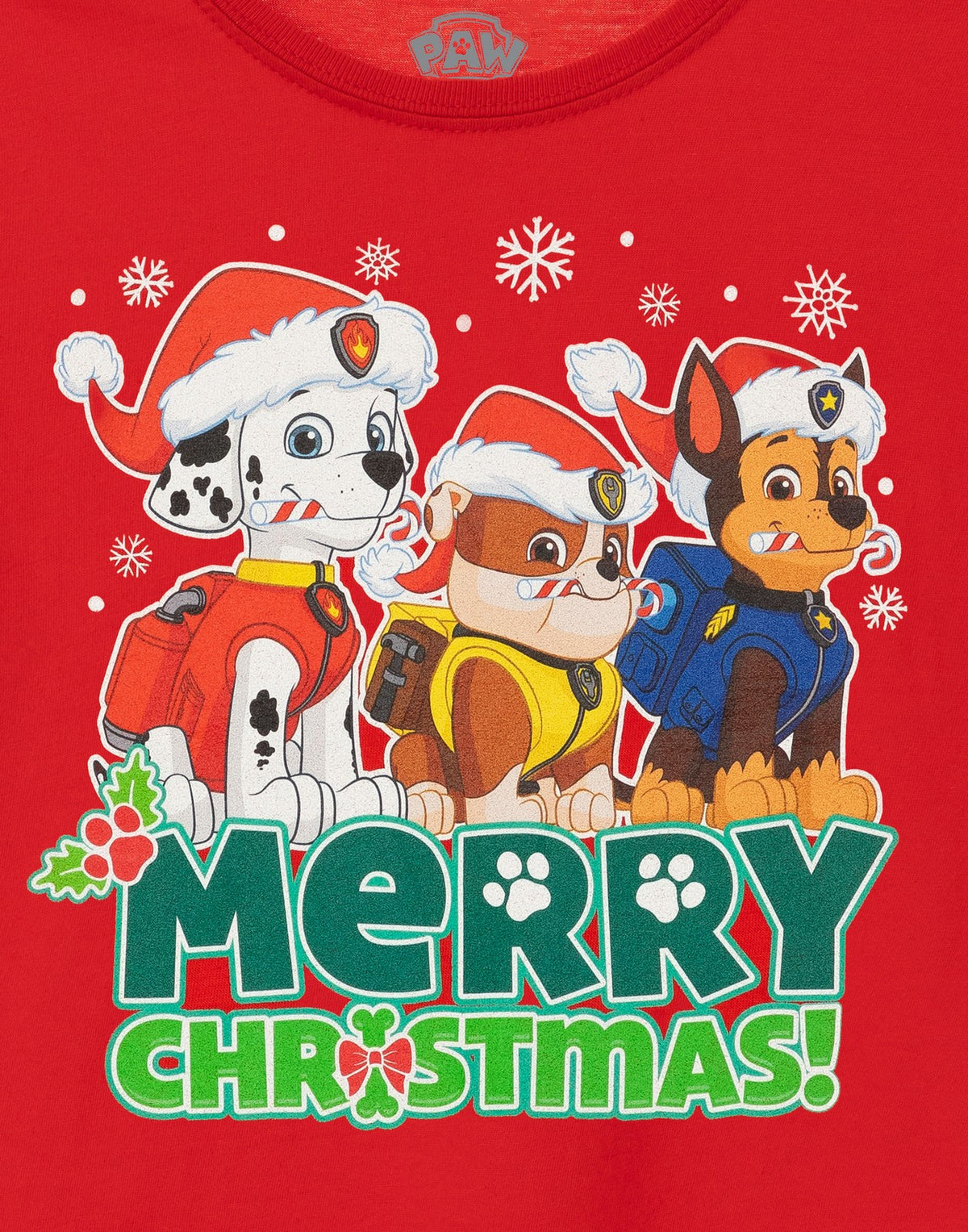 Paw Patrol Short Sleeved T-Shirt | Boys Red | Official Merch