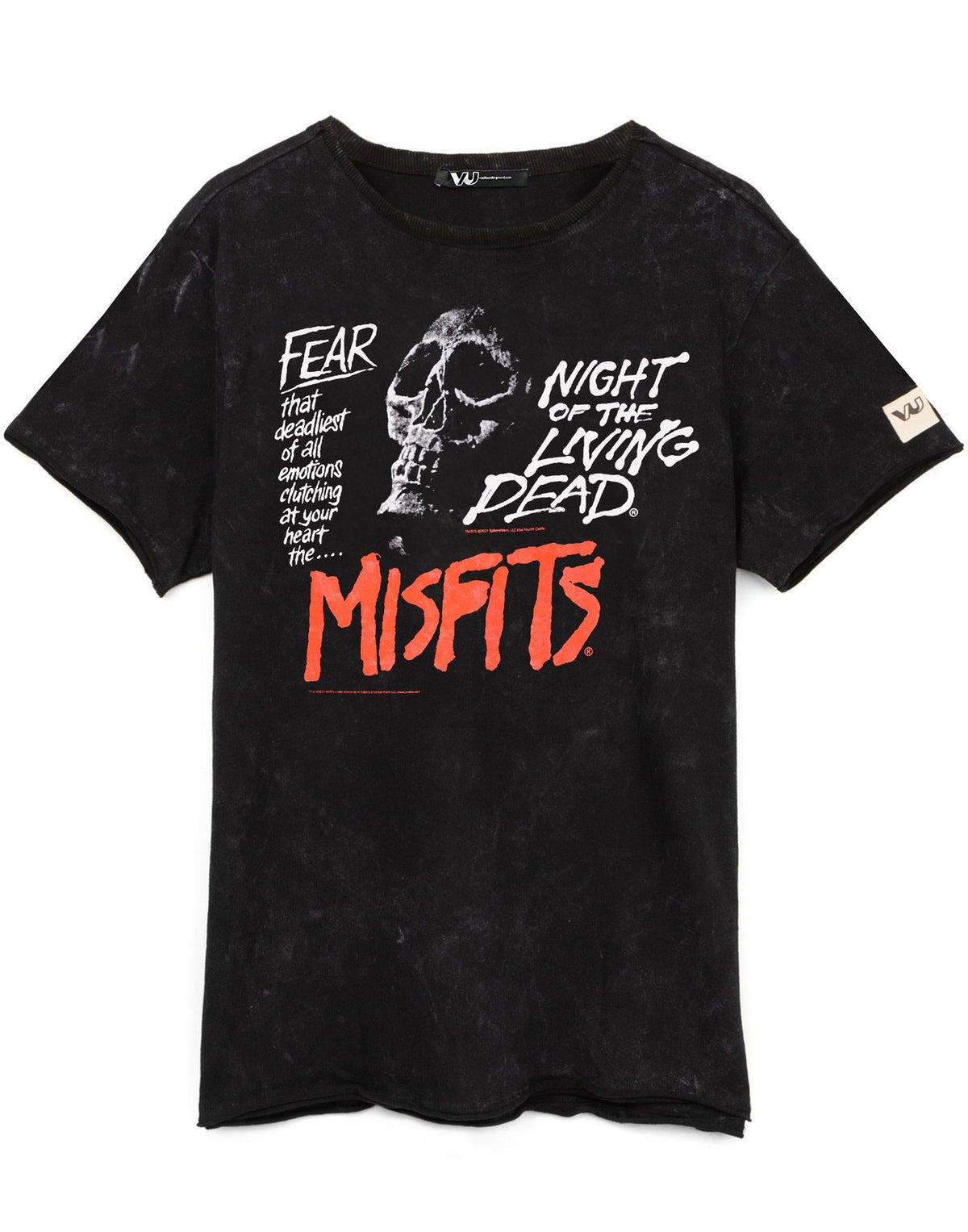 Misfits Short Sleeved T-Shirt | Mens Black | Official Merch