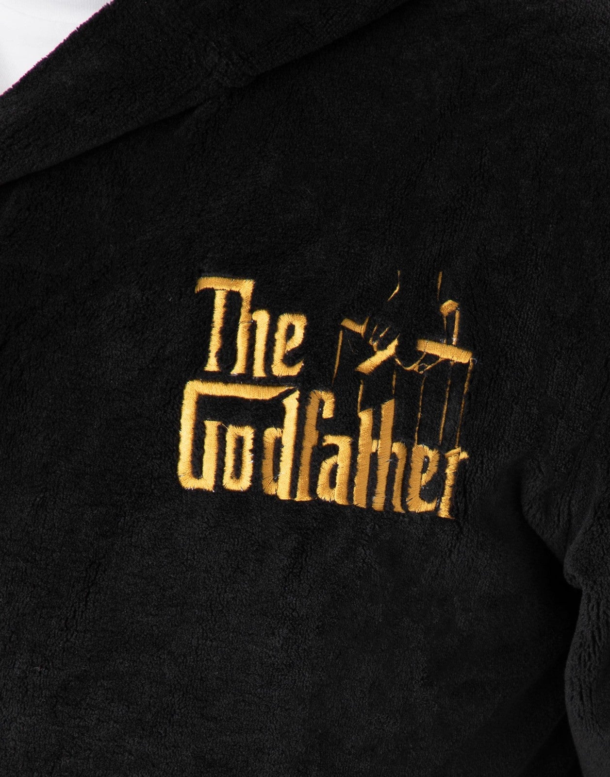 The Godfather Hooded Bathrobe | Mens Black | Official Merch