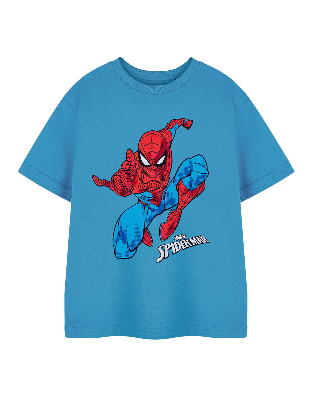 Marvel Short Sleeved T-Shirt | Boys Blue | Official Merch