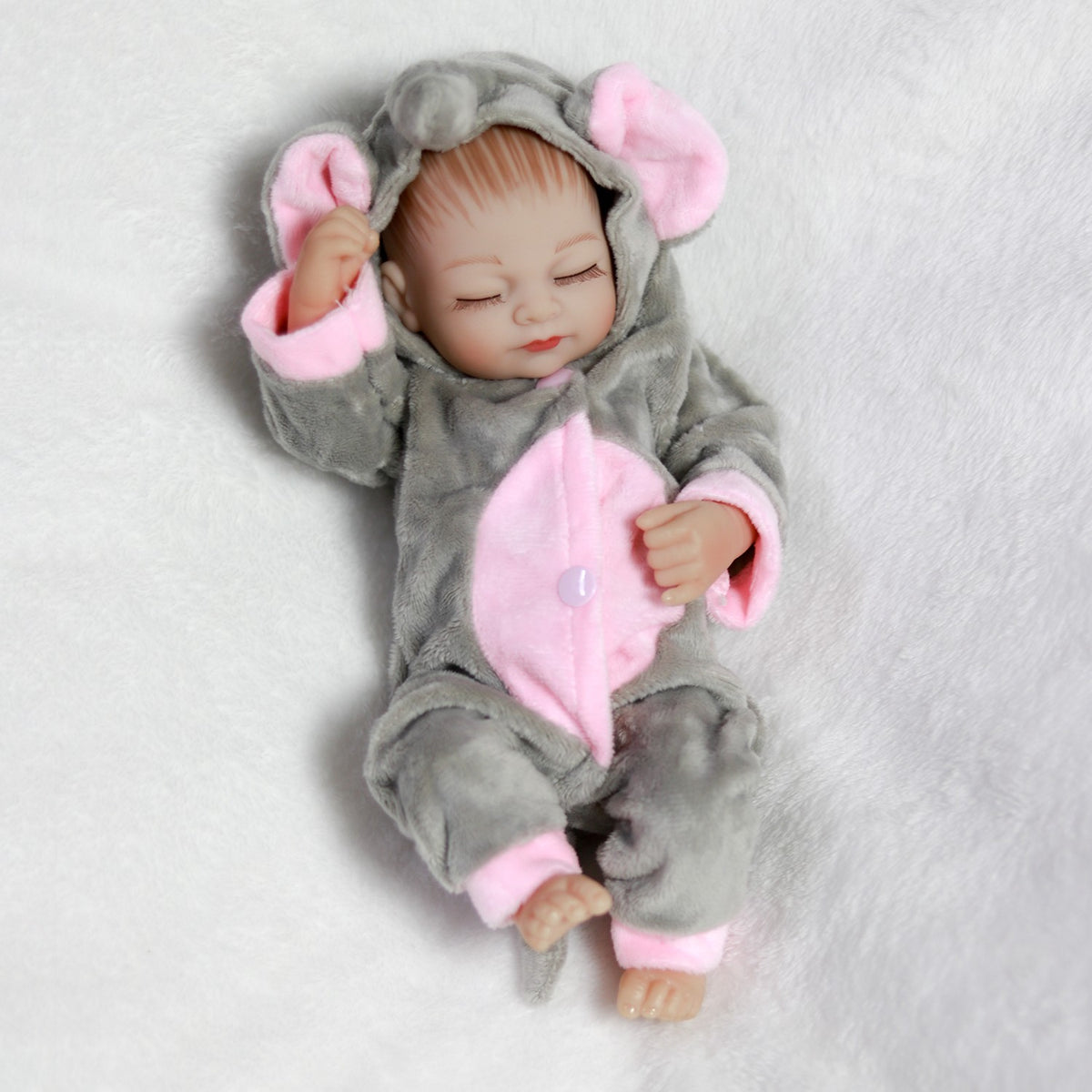 Lifelike Mini Reborn Baby Dolls Full Body Vinyl Silicone Newborn Preemie Girl UK