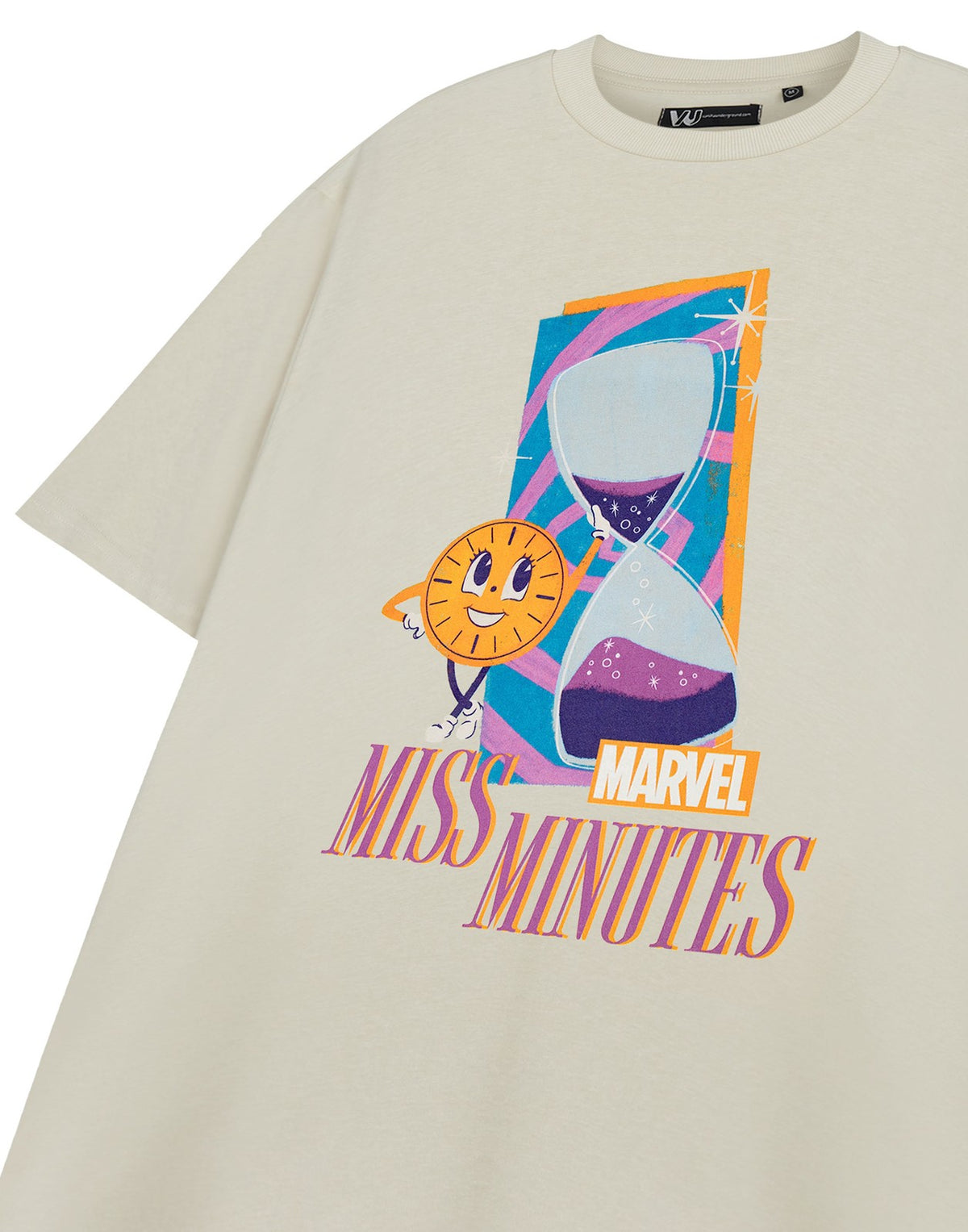 Marvel Short Sleeved T-Shirt | Womens Oatmeal | Official Merch
