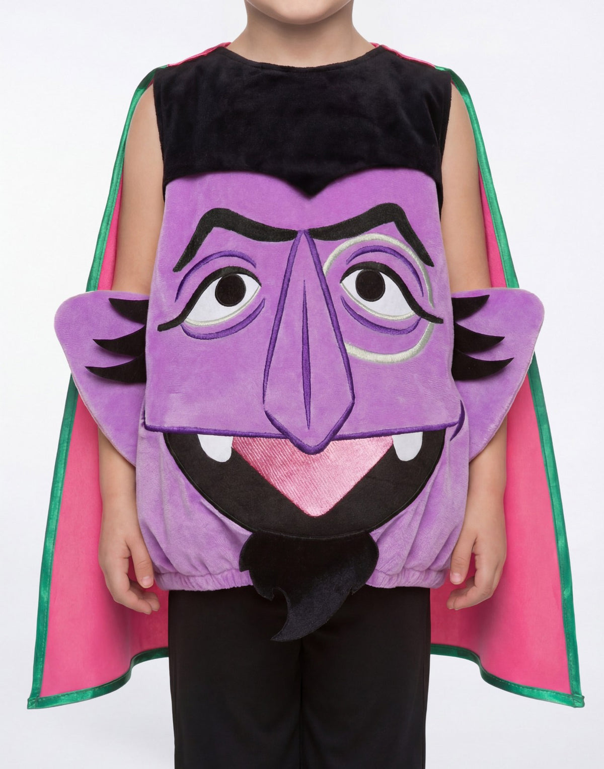 Sesame Street 2 Piece Costume | Unisex Kids Purple | Official Merch