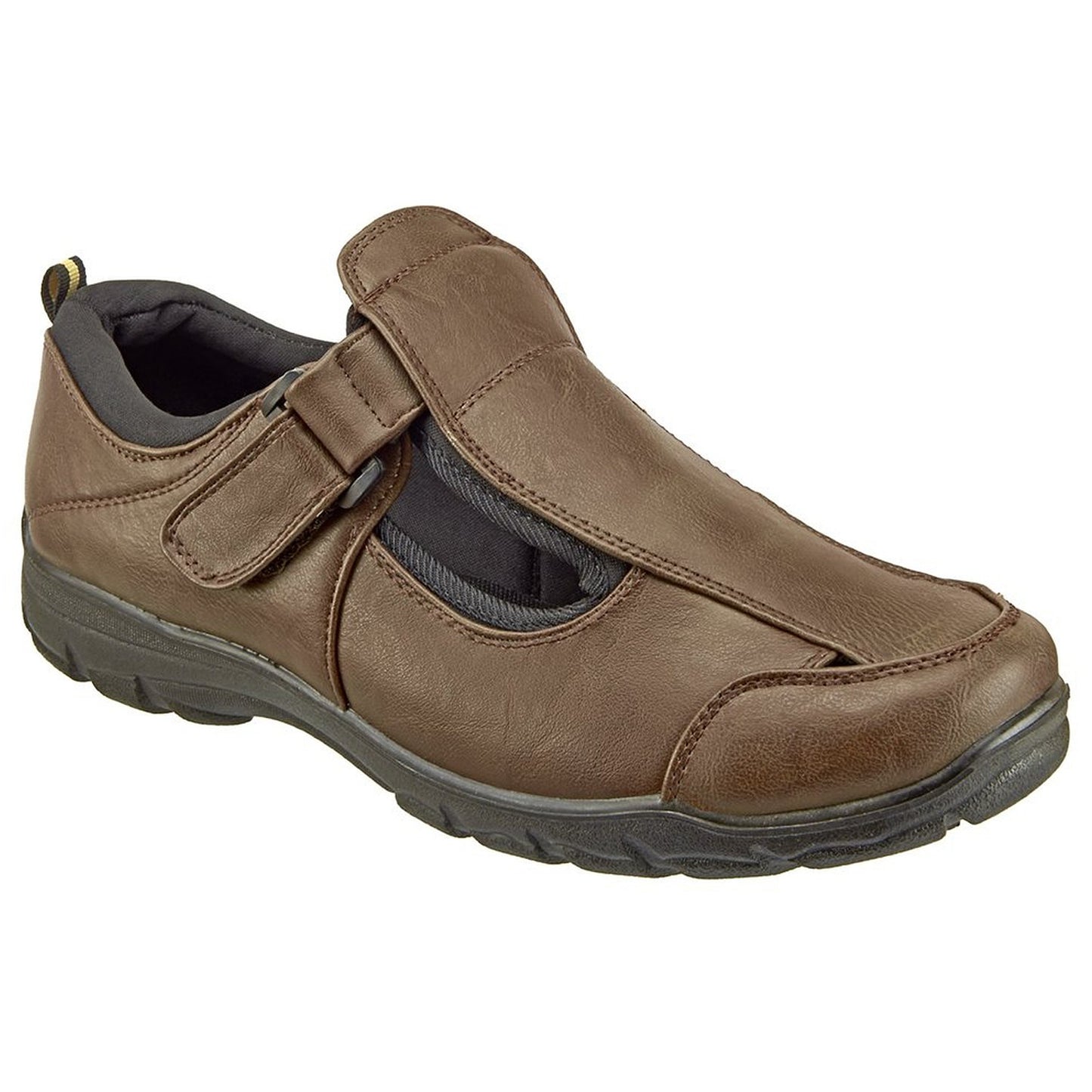 DR KELLER MENS WIDE FIT SANDALS LIGHTWEIGHT SUMMER CLOSED TOE CASUAL SMART SHOES