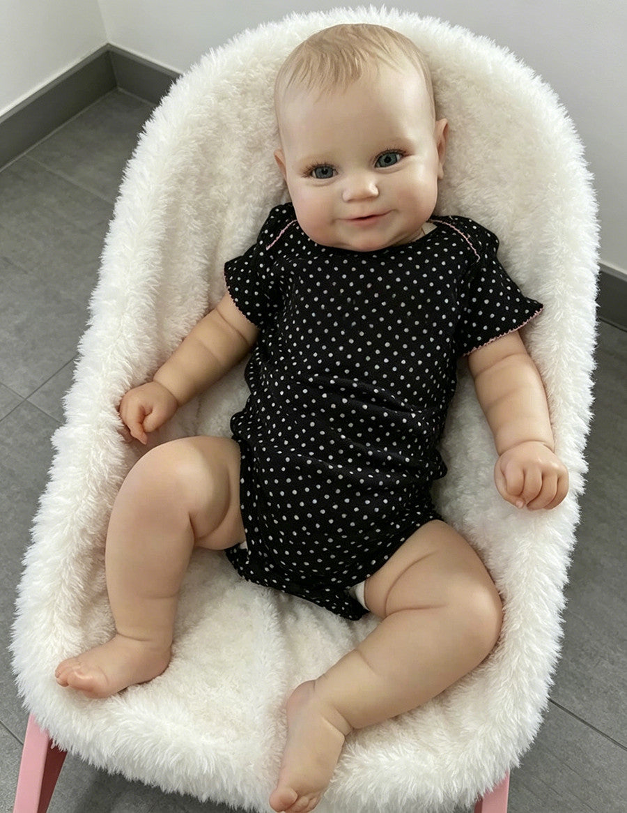 20" Reborn Baby Dolls Vinyl Silicone Handmade Realistic Newborn Girl Doll Gift