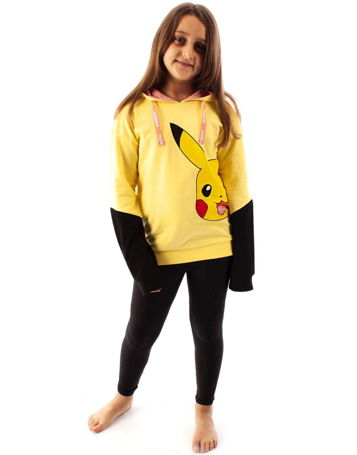 Pokemon Hoodie | Girls Yellow | Official Merch