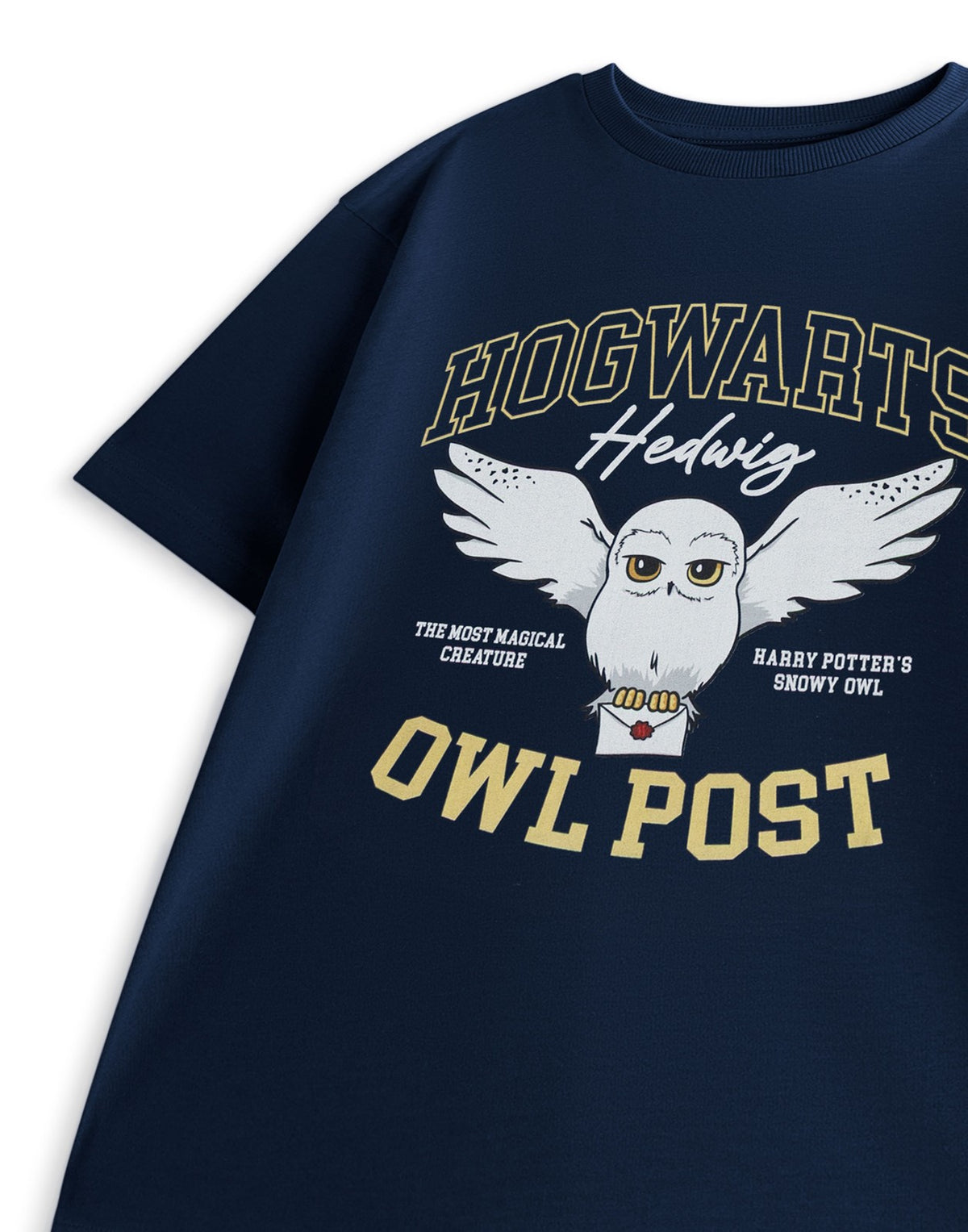 Harry Potter Short Sleeved T-Shirt | Girls Navy | Official Merch