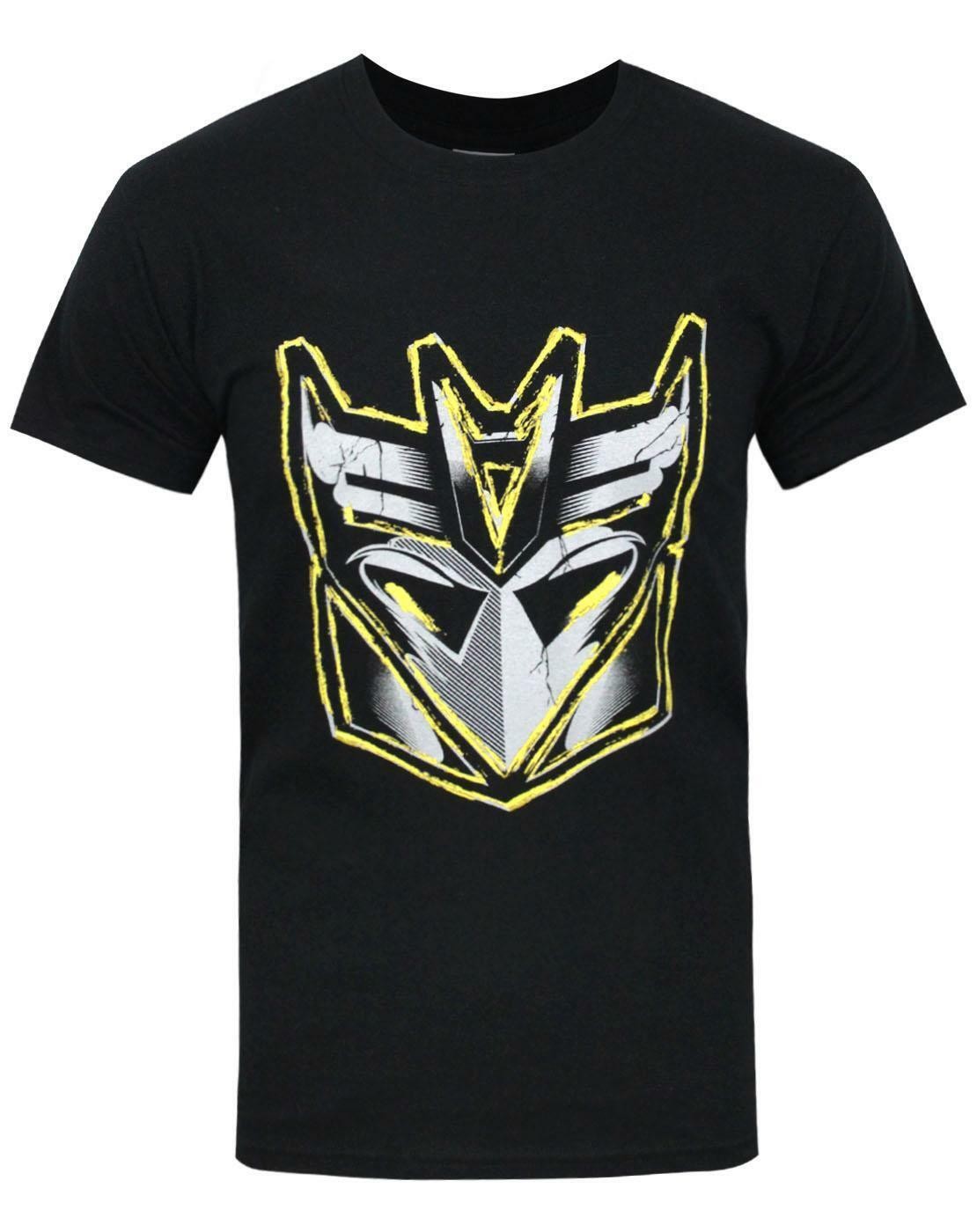 Transformers Short Sleeved T-Shirt | Mens Black | Official Merch