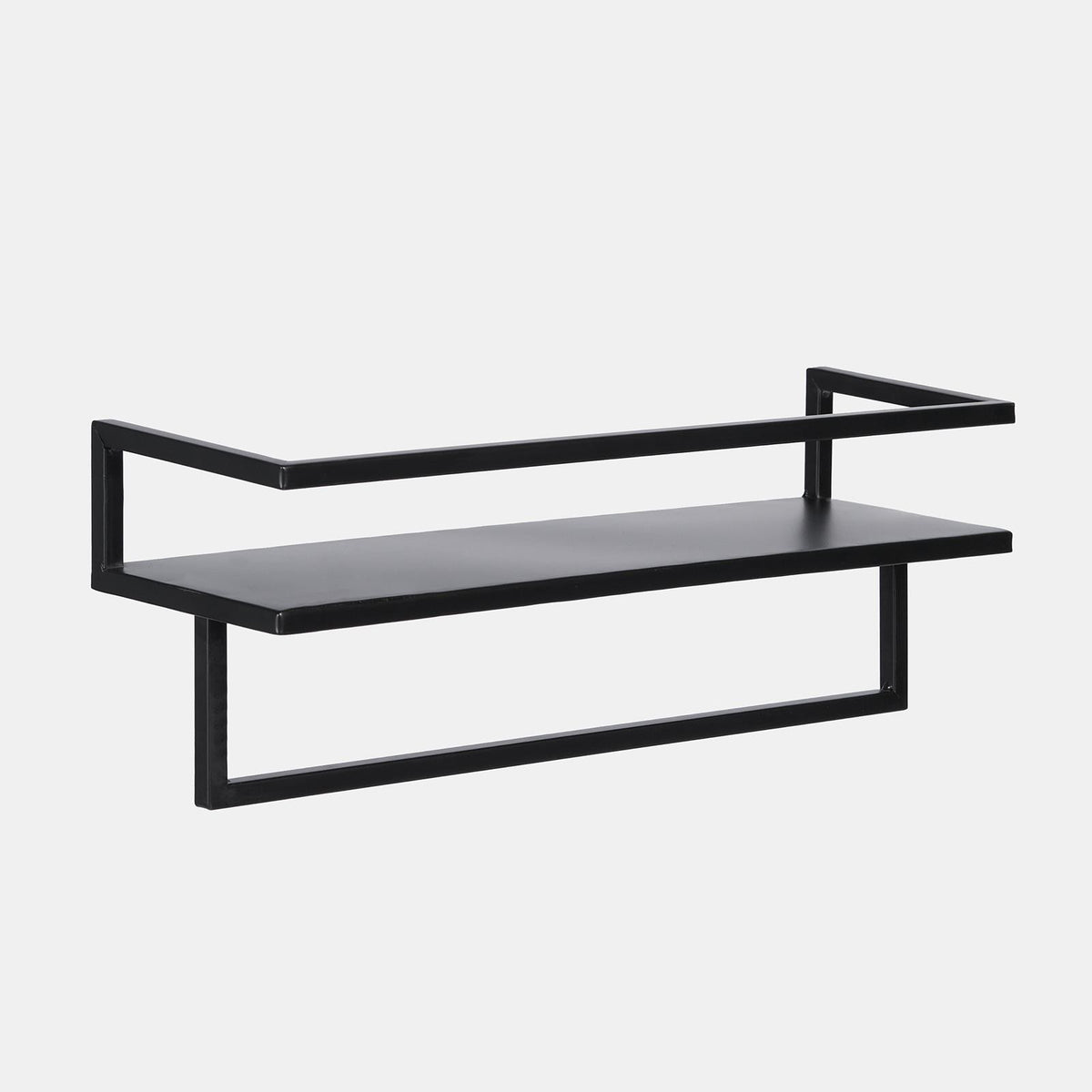OHS Towel Rail Bathroom Shelf Space Saving Storage Unit Wall Mounted Modern Home