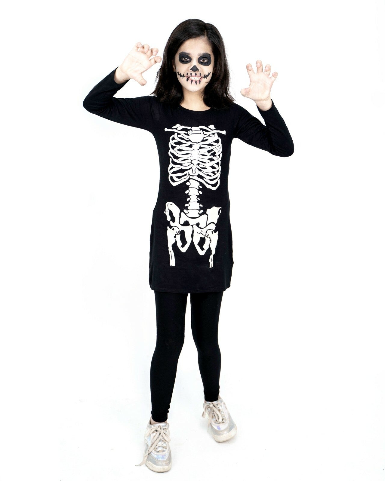 Kids Halloween Costumes Outfits Halloween Printed Leggings Girls Spooky Costume