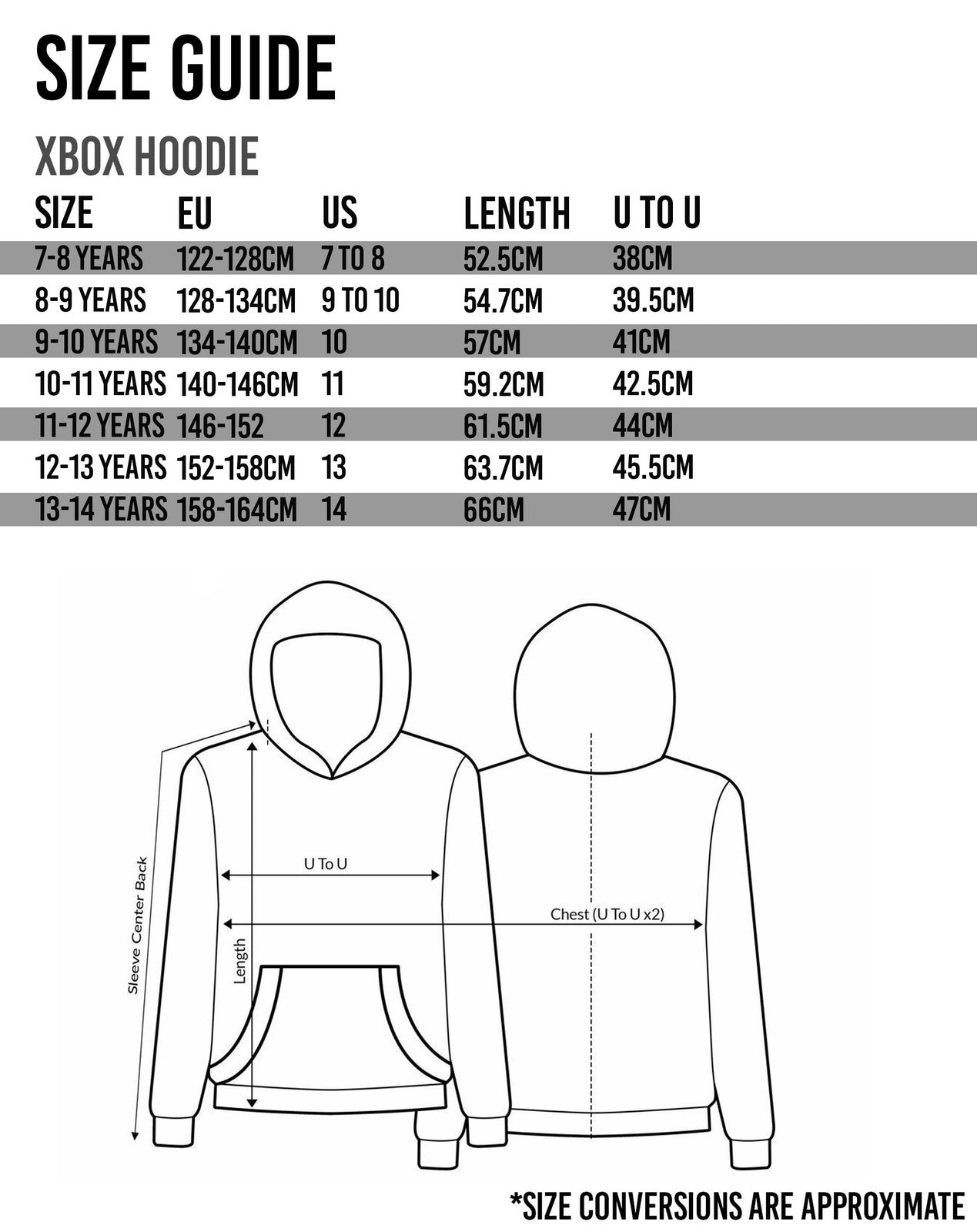 Xbox Hoodie | Boys Black | Official Merch