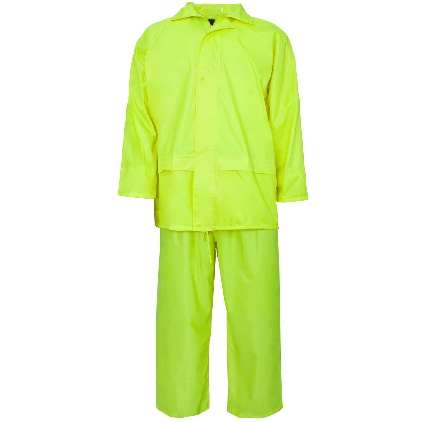 UNISEX RAIN SUIT MENS WOMEN WATERPROOF WORK WEAR PVC COAT TROUSER JACKET OVERALL
