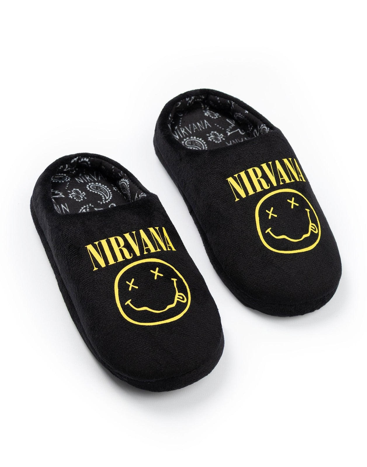 Nirvana Mule Slippers | Unisex Kids Black | Official Merch