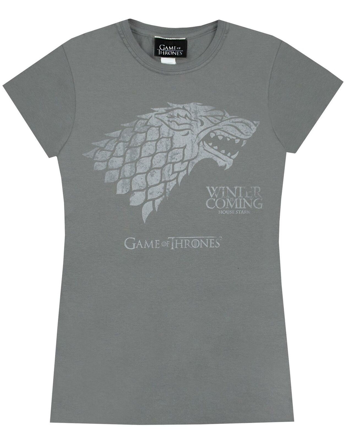 Game of Thrones Short Sleeved T-Shirt | Womens Charcoal | Official Merch