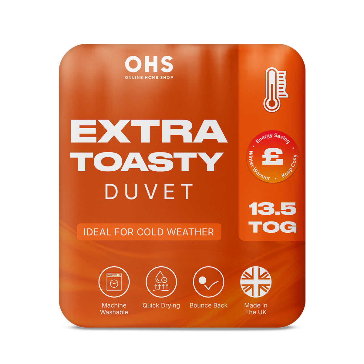 OHS Duvet Quilt/Pillows 4.5 10.5 13.5 15 Tog Single Double King Superking
