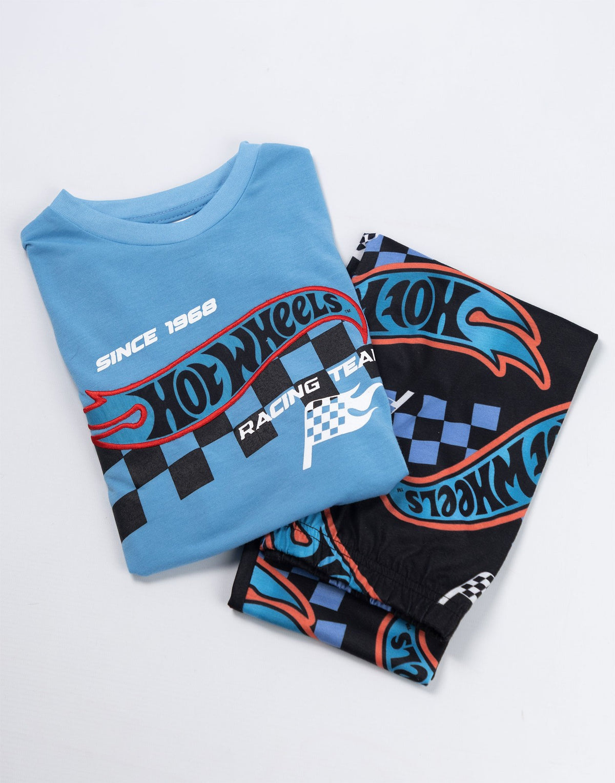 Hot Wheels Long Sleeve Long Leg Pyjama and Jumper 3 Piece Set | Boys Multicolour
