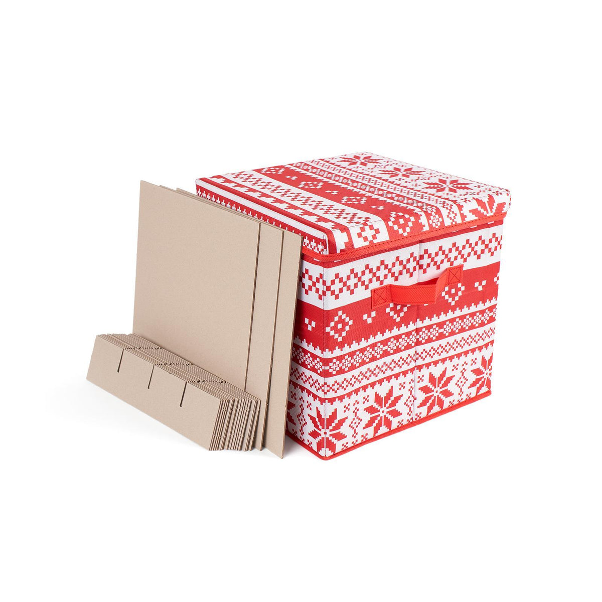 OHS Christmas Tree Bauble Storage Box Organiser Nordic Decoration Bag 64 Slots