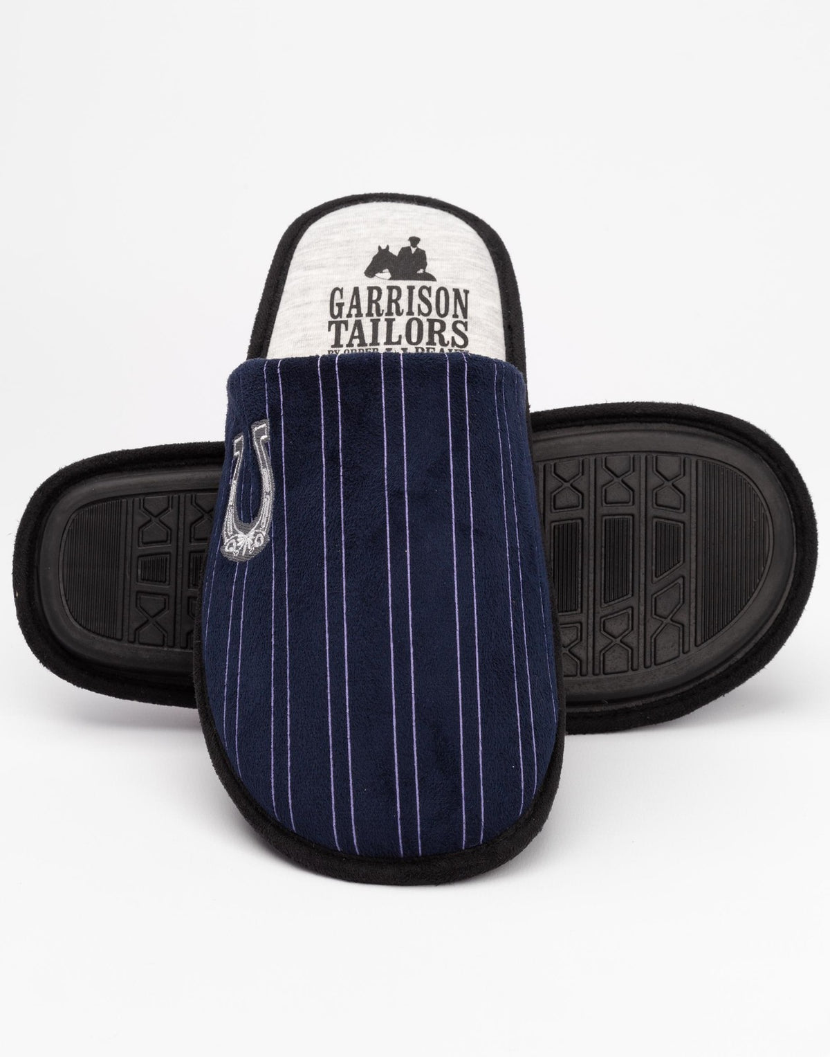 Peaky Blinders Mule Slippers | Mens Blue | Official Merch