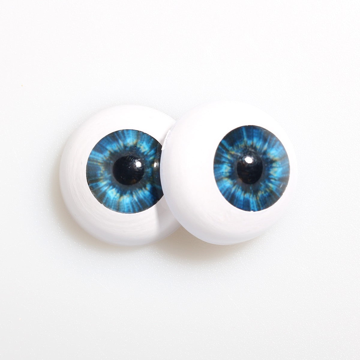 2 Pairs Reborn Baby Doll Eyes Half Round Acrylic Eyeballs Accessories DIY Supply