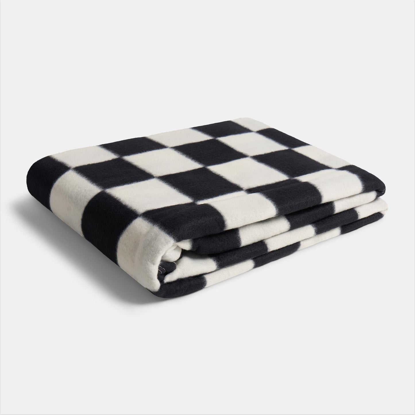 OHS Checkerboard Throw Soft Blanket Polar Fleece Lightweight Bedspread