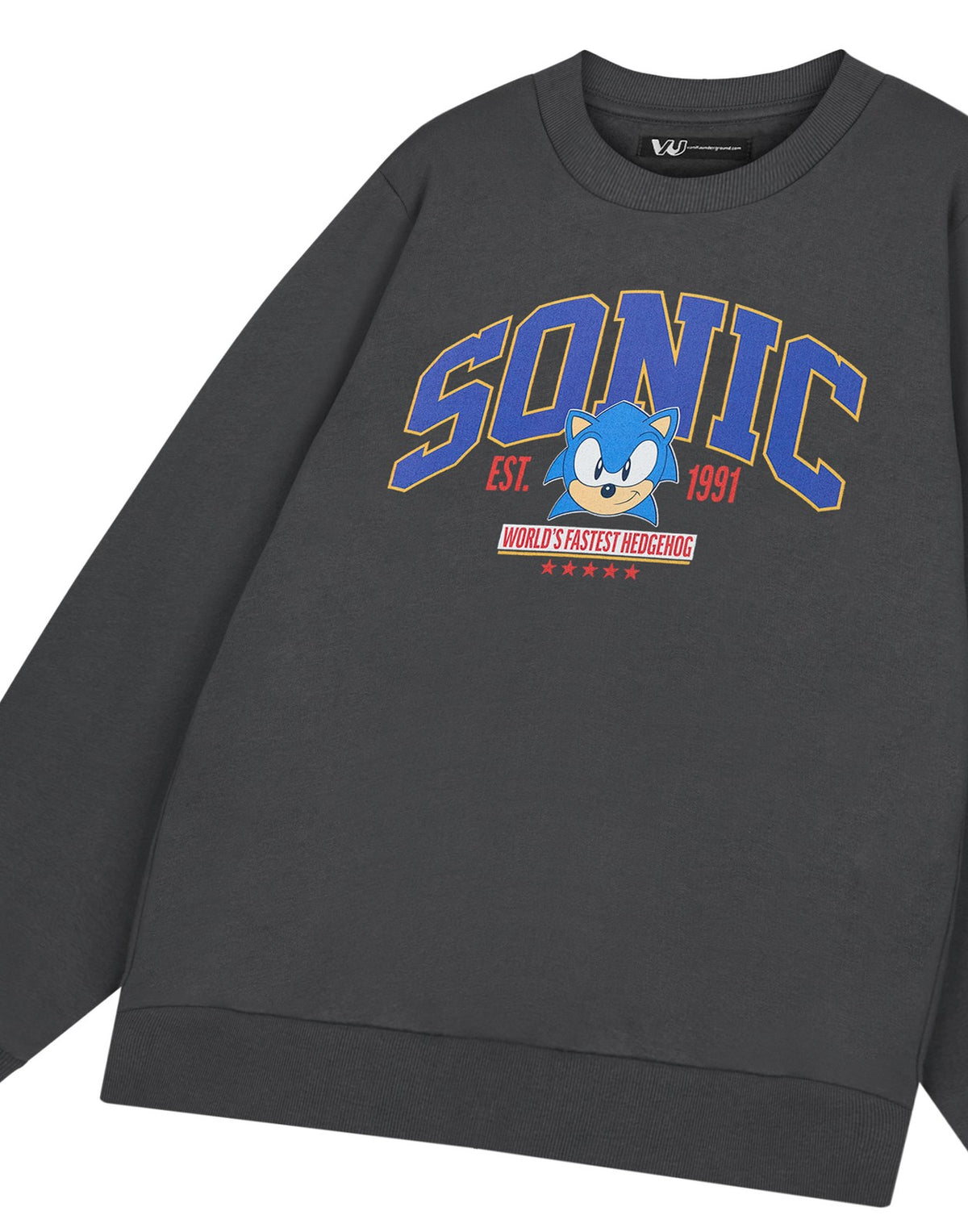 Sonic the Hedgehog Sweatshirt | Mens Charcoal | Official Merch