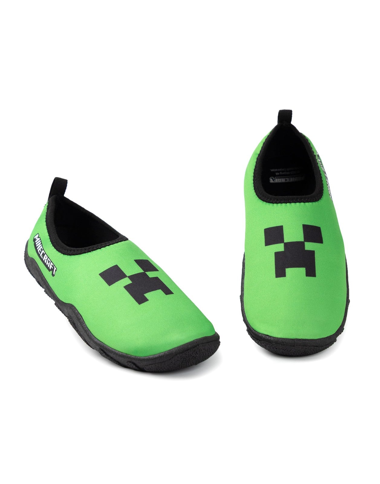 Minecraft Aqua Shoes | Boys Green Gaming | Official Merch