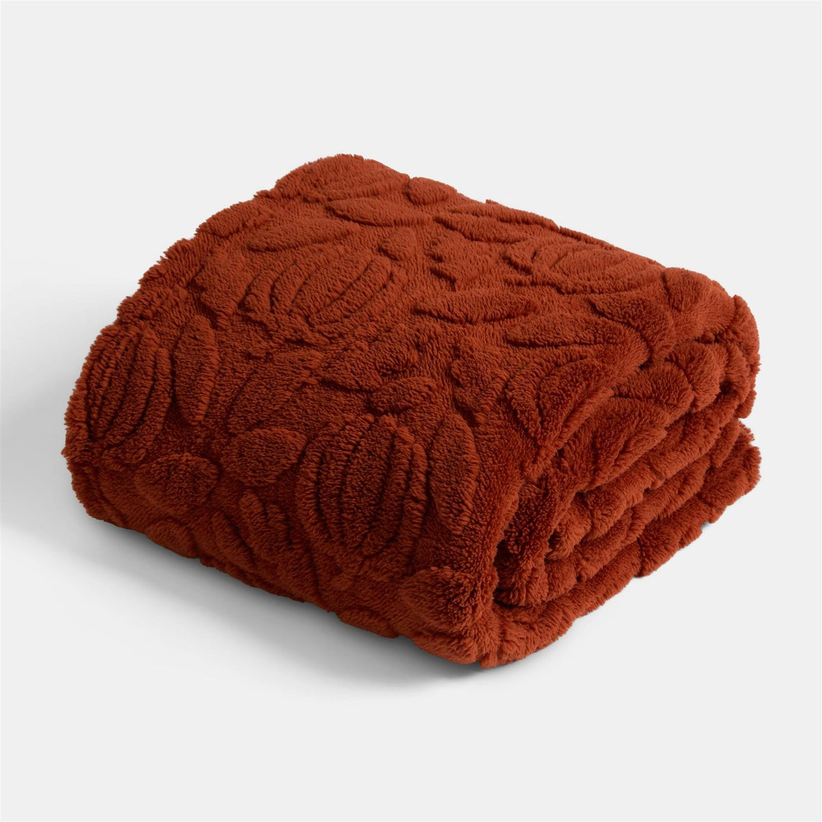 OHS Tufted Pumpkin Throw Super Soft Fleece Halloween Blanket Winter Bedspread