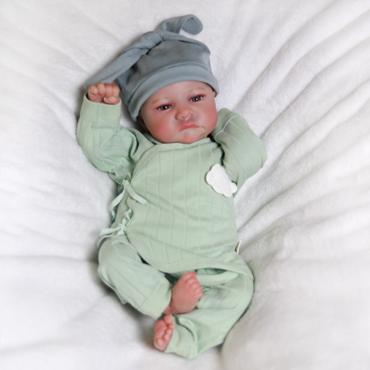 18" Realistic Reborn Baby Dolls Real Handmade Newborn Girl Boy Lifelike Doll Toy
