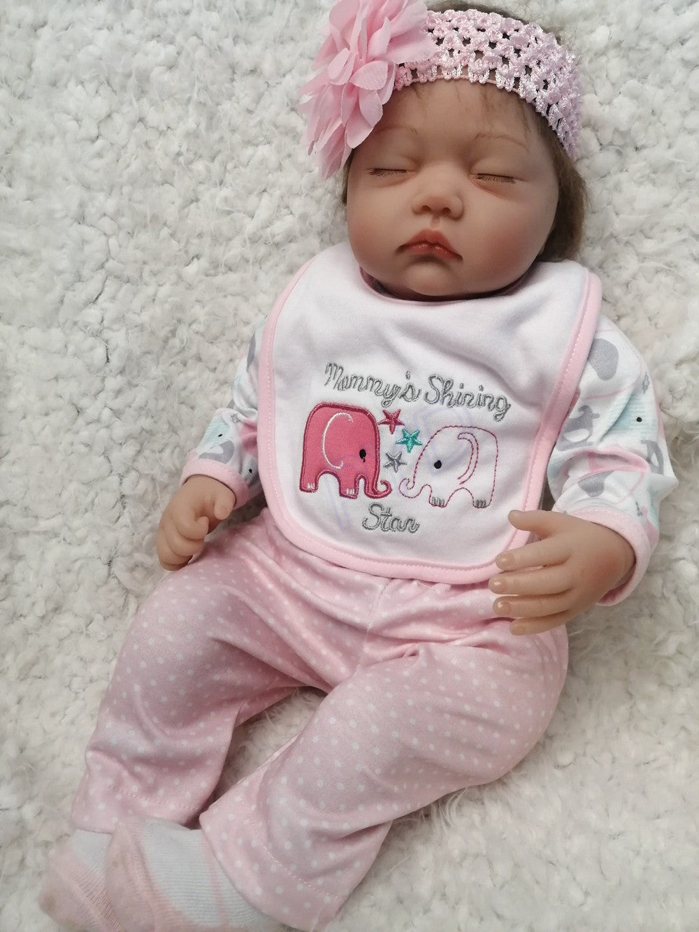 Realistic Reborn Baby Dolls Lifelike Newborn Girl Doll Vinyl Silicone Baby Gift