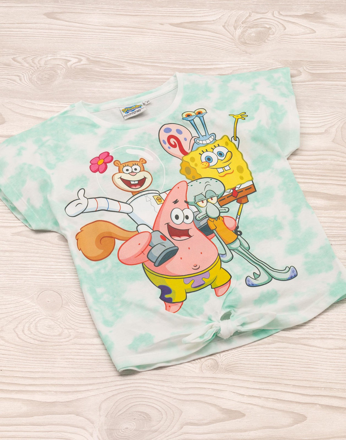 SpongeBob SquarePants Short Sleeved T-Shirt | Girls Blue | Official Merch