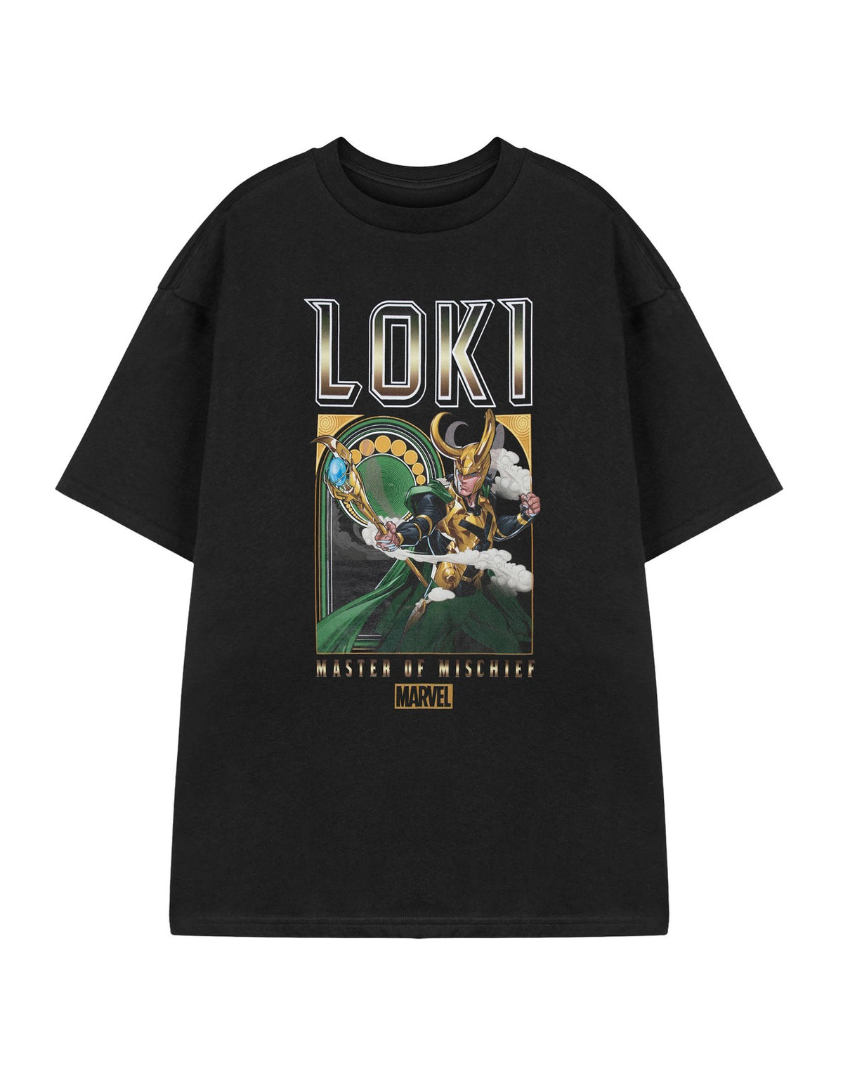 Marvel Short Sleeved T-Shirt | Mens Black | Official Merch