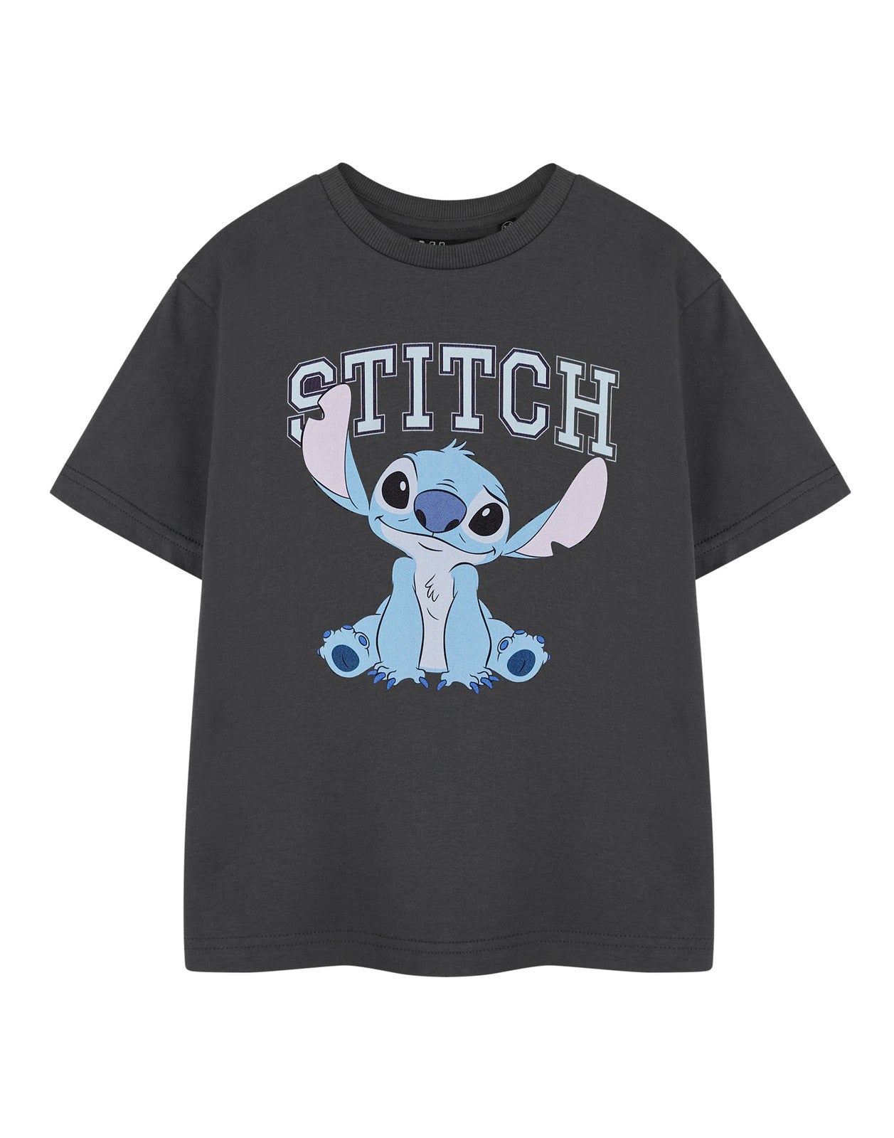 Disney Short Sleeved T-Shirt | Girls Charcoal | Official Merch