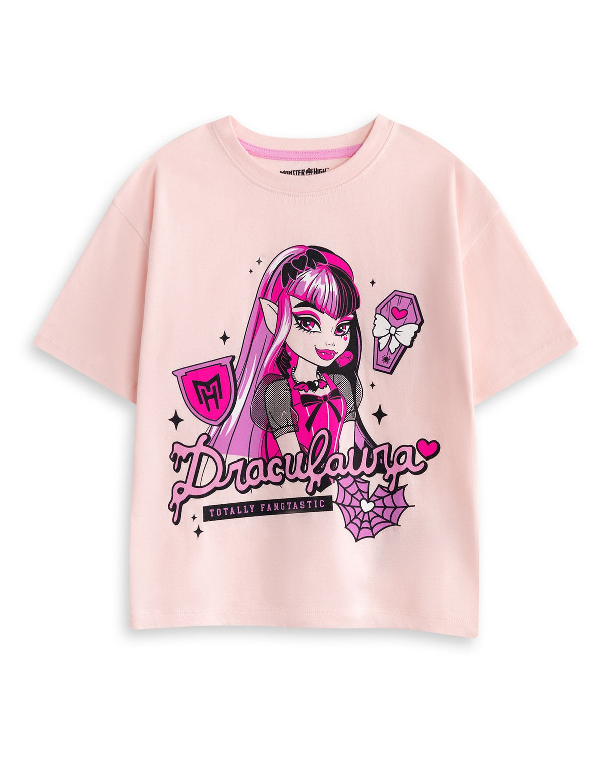 Monster High Multi-Pack of 2 Short Sleeve Short Leg Pyjama Set | Girls Multicolo