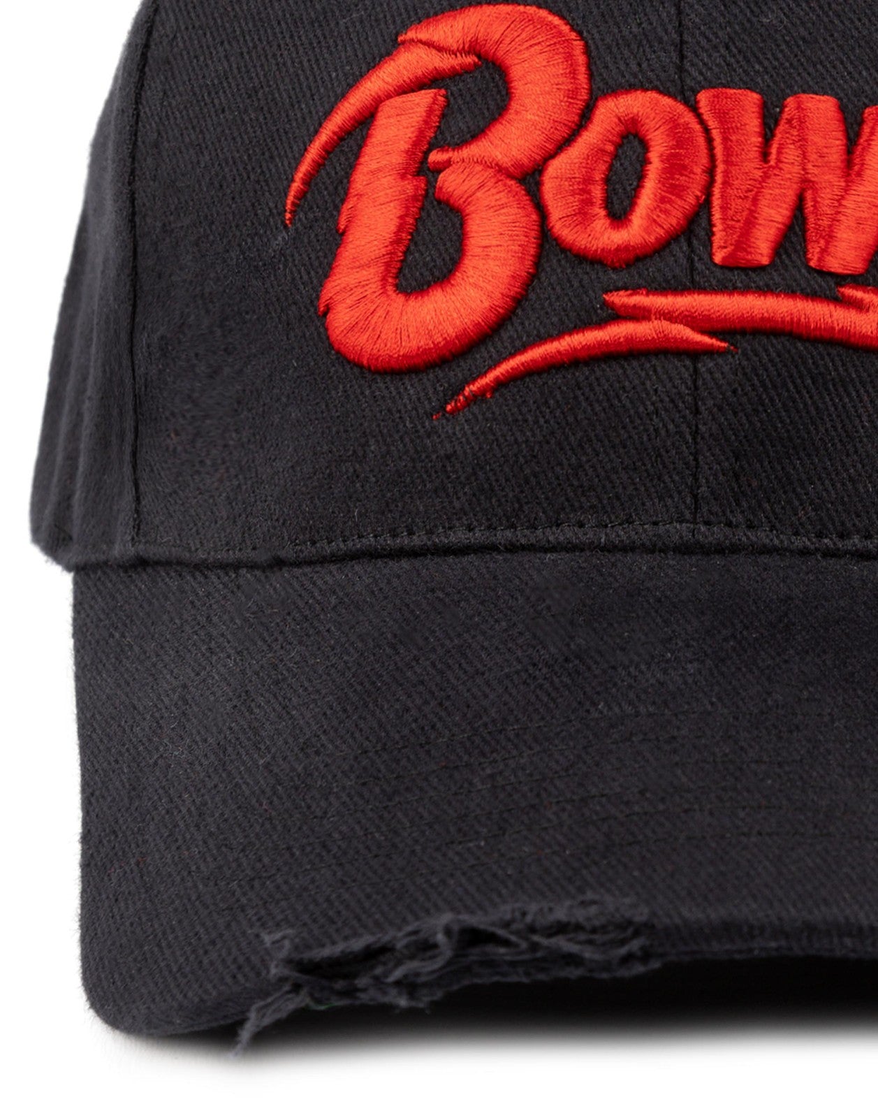 David Bowie Adjustable Curved Peak Cap | Unisex Black | Official Merch