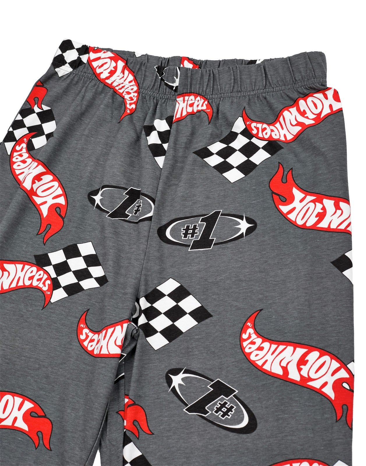 Hot Wheels Short Sleeve Long Leg Pyjama Set | Mens Black | Official Merch