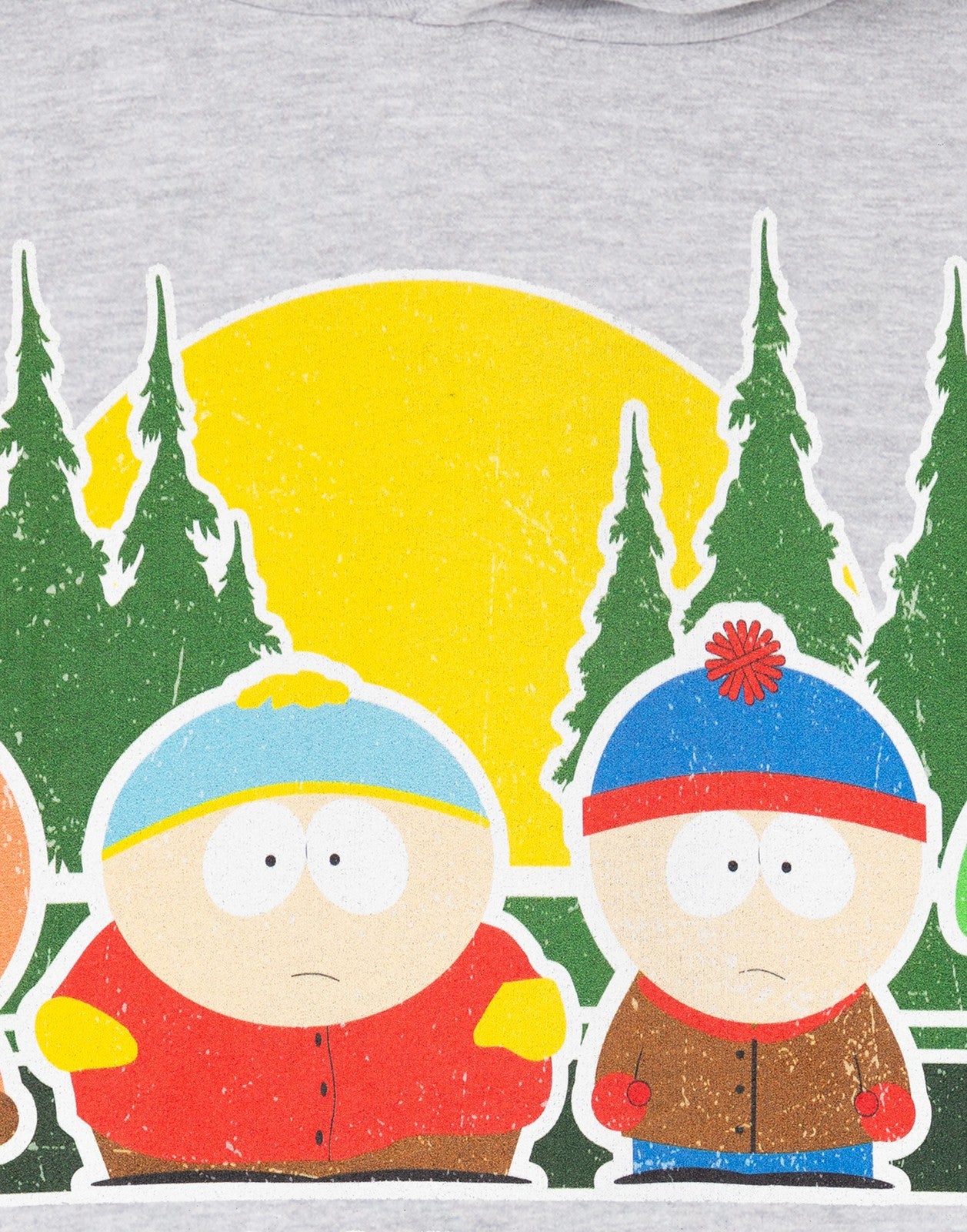 South Park Hoodie | Mens Grey Marl | Official Merch